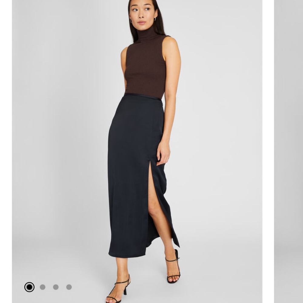 Club Monaco Tyrica Maxi Skirt- Black - 4